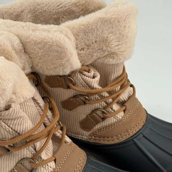 SJB Women’s Skyline Boots Size 9 Black/ Blue Beige - Picture 4 of 10